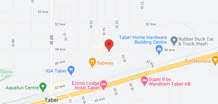 map of 5404 50 Avenue